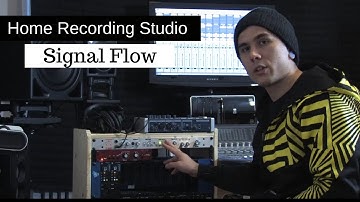 My Home Recording Studio Signal Flow