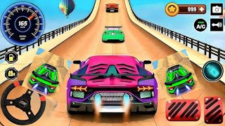 メガランプモンスターカーレース3D - エクストリームカースタント - Androidゲームプレイ screenshot 5