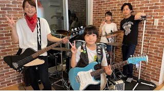 THE STAR CLUB / SLASH WITH A KNIFE コピー 2022年 小3ギター希美 中1ドラマー美咲 愛知県ファミリーバンド ロッキンクレイジースターズ