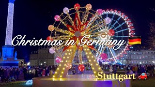 Travel vlog - Stuttgart Germany | 🎄 Exploring Stuttgart’s Magical Christmas Market | Germany Winter Travel Vlog 🇩🇪