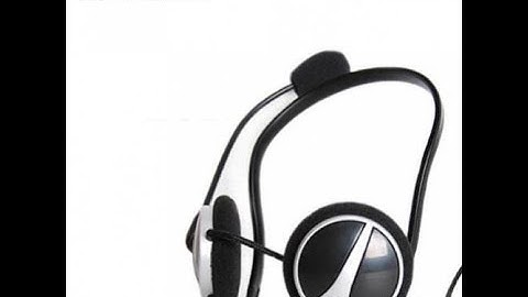 A4Tech HS-5P Comfort Fit Stereo Headset - 3.5 mm - With Mic – Black