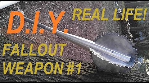 HOW TO: Bladed Aluminium Baseball Bat - Fallout Weapon #1