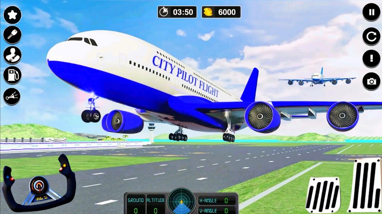 Flight Airplane City Pilot Games | Plane Boeing Emergency Landing - Flight Games | Android Gameplay