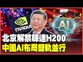 輝達警報響！北京AI雙軌戰開打！一手採購H200、一手狂養國產晶片！2026中國AI恐跨越50%關卡！【#環球大戰線】20260709-P4 葉思敏 楊永明 聶建中 栗正傑