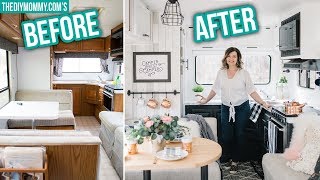 Rv Renovation On A Budget Step By Step The Diy Mommy