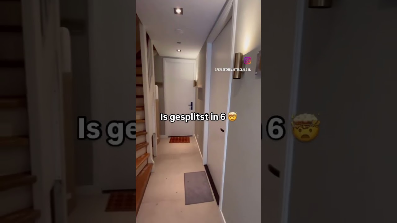 Deze woning is gesplitst in 6! 😅