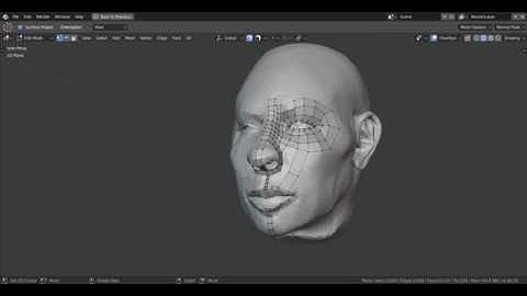 head retopo 2 Blender 2.8