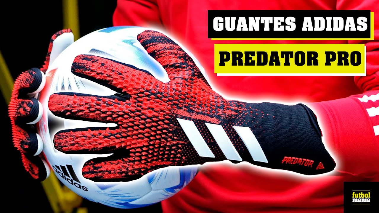 Mandíbula de la muerte Guiño esta Guantes adidas Predator Pro - YouTube