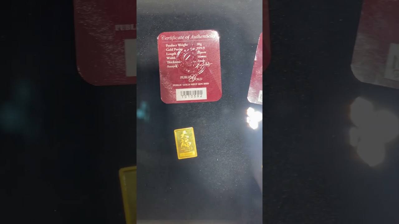 Close up Review Goldbar Design Taifook Public Gold 