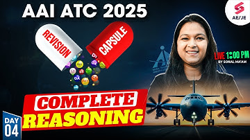 AAI ATC 2025 Preparation | AAI ATC Reasoning Classes | Reasoning Revision for AAI ATC | Sonal Ma