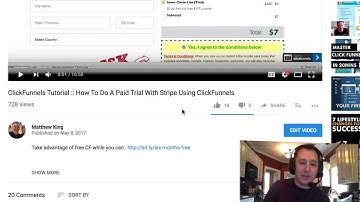 Using Stripe For A Paid Trial Using ClickFunnels Part 2