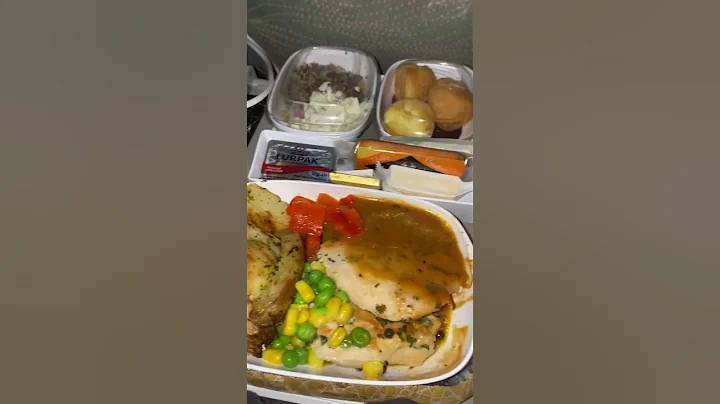 Emirates Airline to Dubai economy ,main course meal