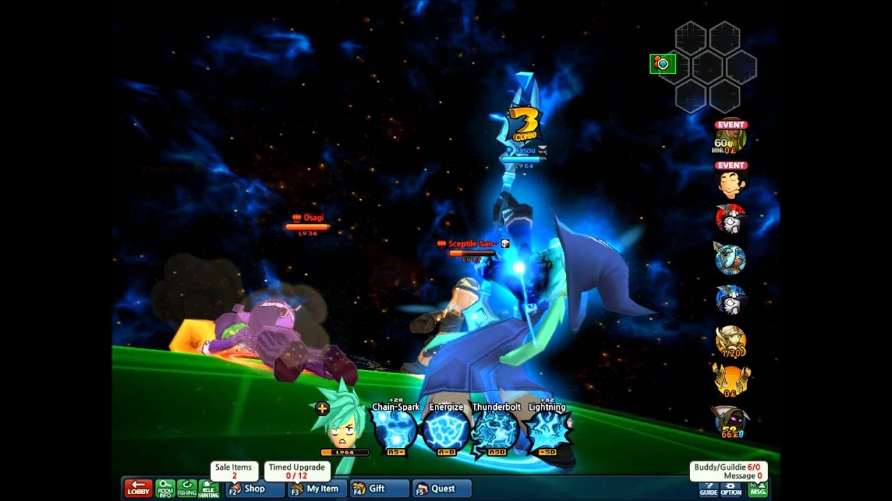 Lost Saga Jasou's Lightning Mage guide part 3