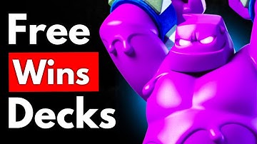 ELIXIR GOLEM IS FREE WINS IN CLASH ROYALE