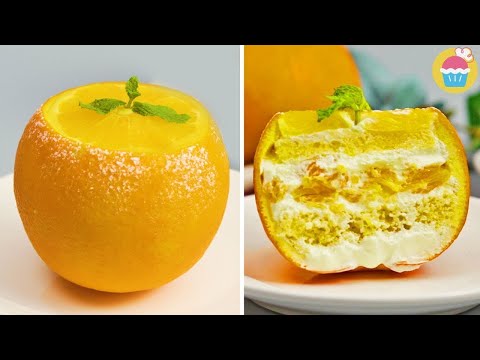 Receita Fácil!! Bolo de Laranja Na Laranja! 🍊🎂 | Receitas Demais