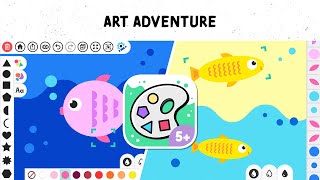 Art Adventure App  🎨👩‍🎨 Creative art studio for children