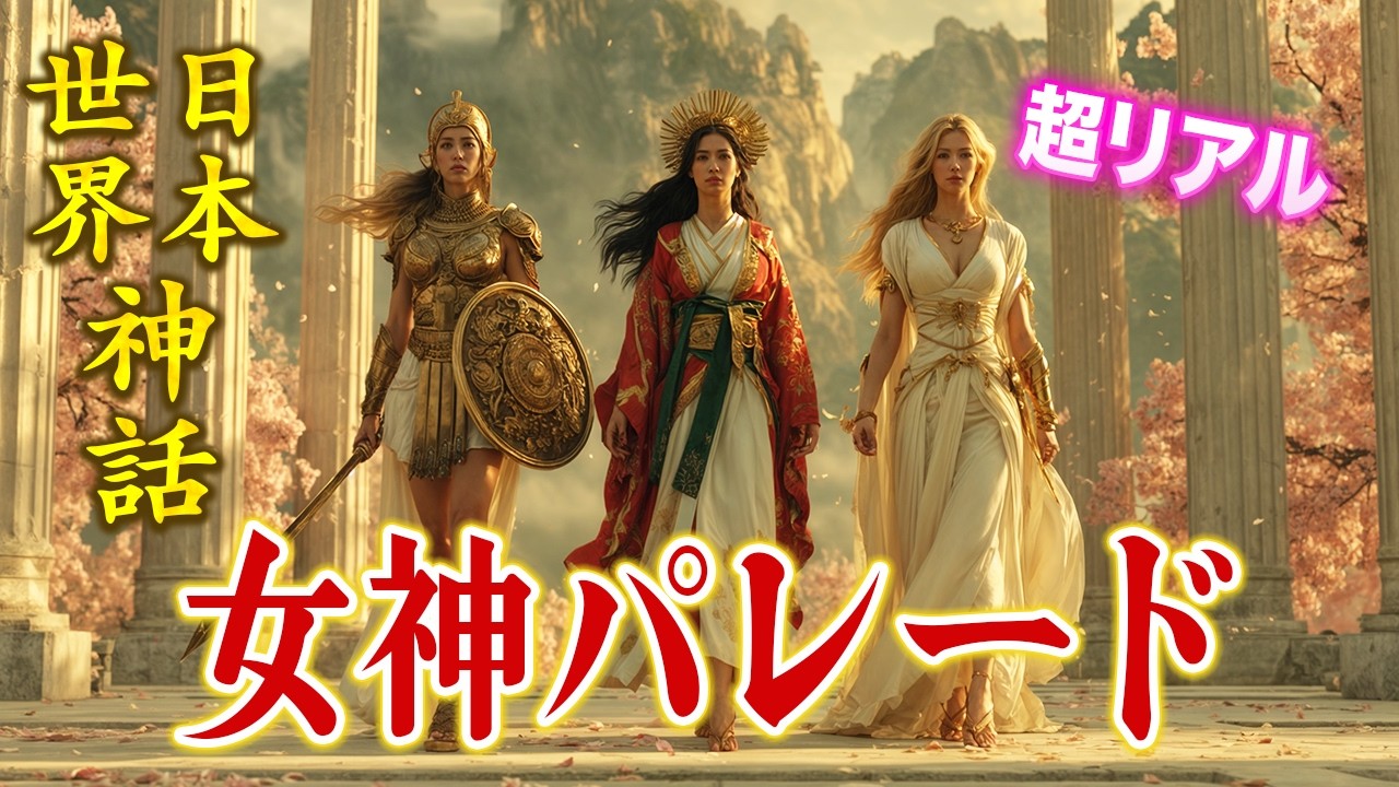 【超リアル】世界の女神様パレード〜世界神話の有名人たち〜