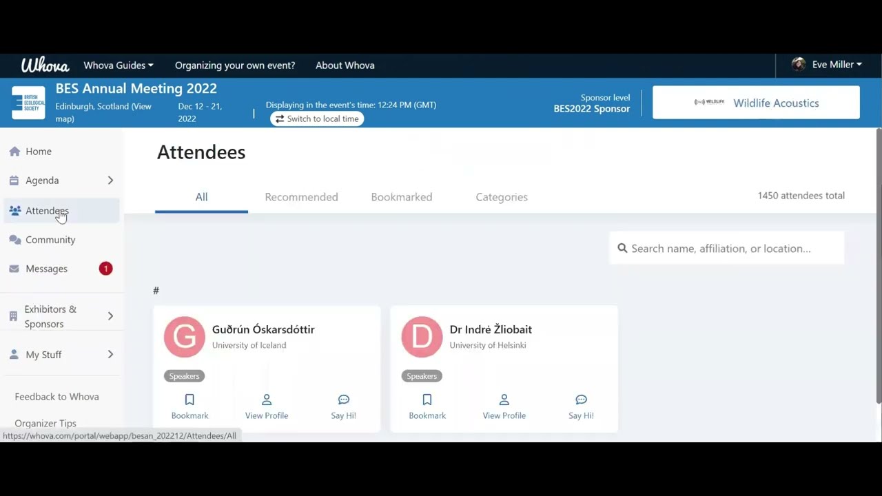 BES2022 - Introduction to Whova