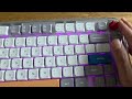 Nuphy Kick75 Nano blush (누피 킥75 나노 블러쉬축 타건음)