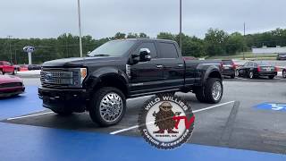 Ford F450 Platinum American Force Akins Wild Willies Dually DRW