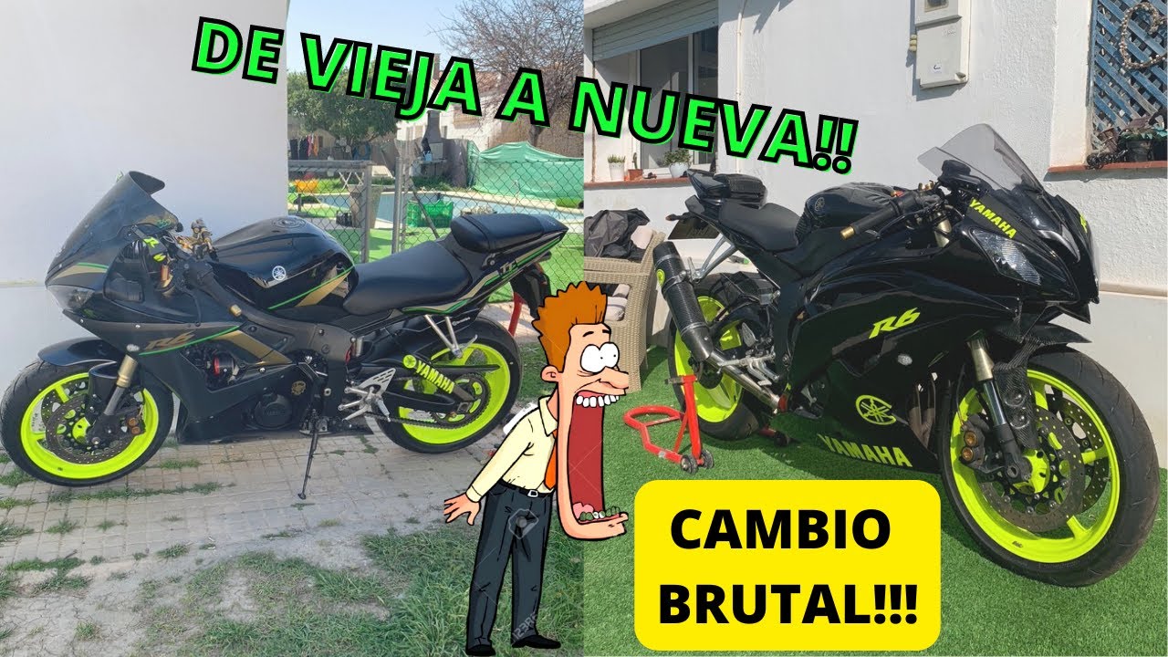 TRANSFORMACIÓN / ADAPTACIÓN YAMAHA YZF R6 2005 A 2008-2012-2015 | R6 estética perfecta y barata