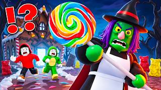 JJ and Mikey Escaped from Candy Witch ?! (Maizen Roblox) screenshot 1