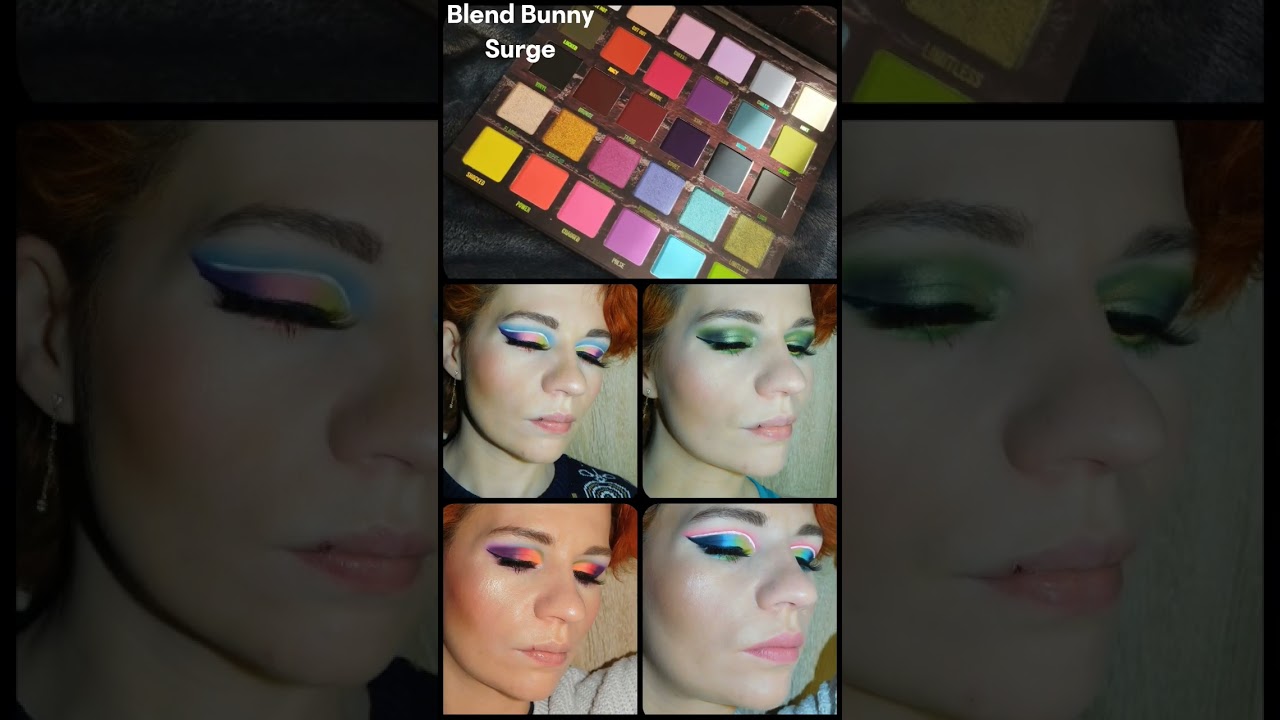 1 Palette 4 Looks Blend Bunny Cosmetics Surge Palette