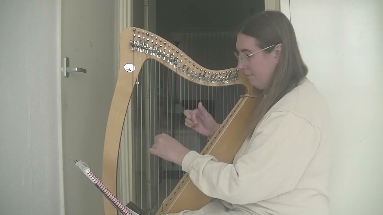 "Christ Was Born On Christmas Day" Christmas song harp (2026)
