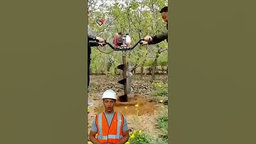 What are the benefits of using a hole digger machine for digging？ #fcnfm #youtubeshorts #shorts