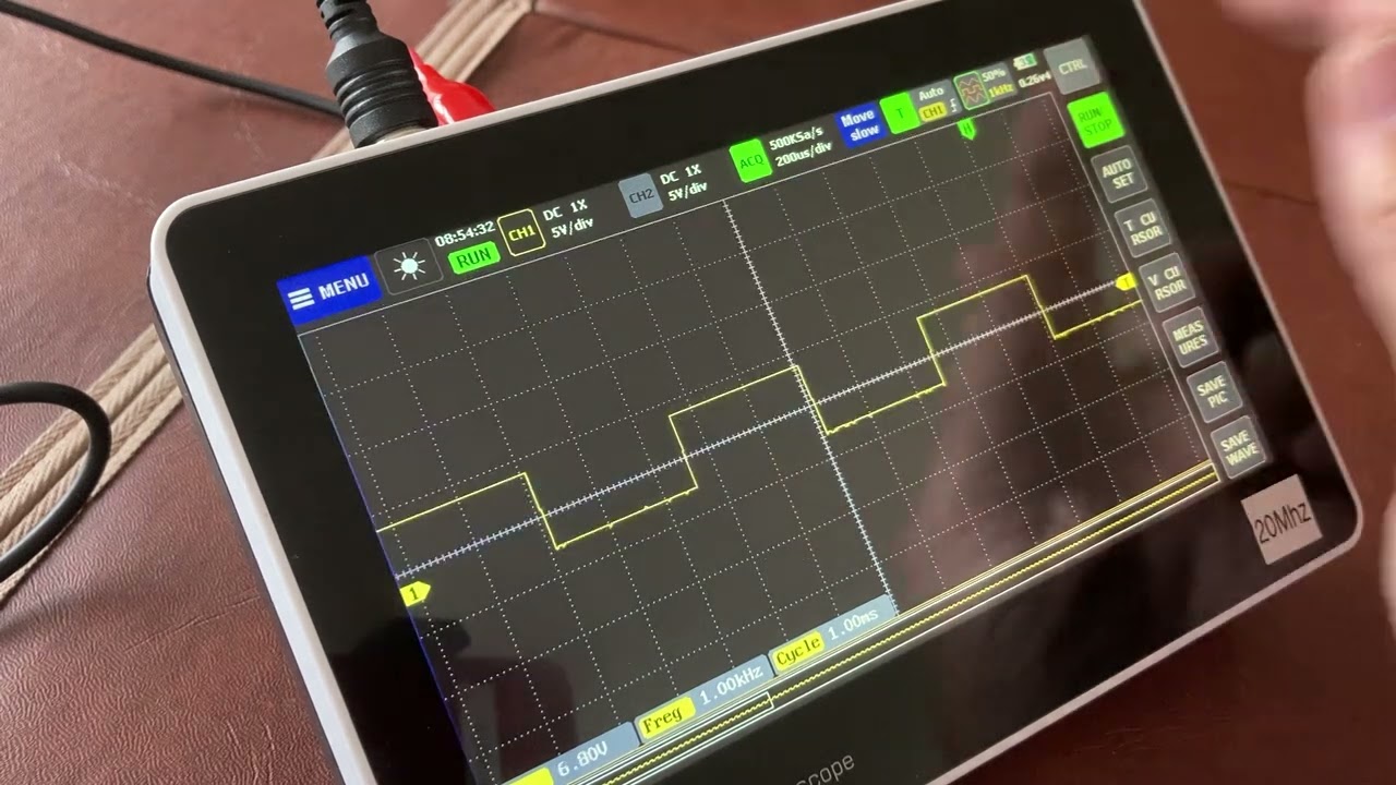 Fnirsi 1013D Oscilloscope Vertical Volts V/div setting (Firmware