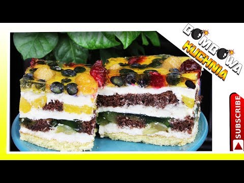 Wideo: Ciasto „Owocowy Raj” - Ciastka Biszkoptowe