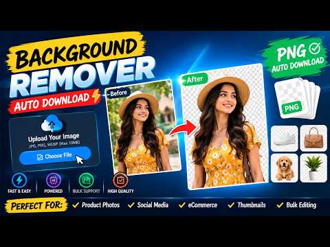AI Background Remover Tool – Remove Background Automatically & Download PNG Instantly