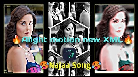 Najaa song XML link⚡New Alight motion XML  project by Official AF Editing 🔥 ✉️#alightmotion#xml_file