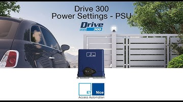 ET Nice Drive 300 Sliding Gate Operator: How to change power settings