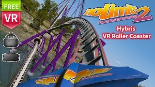 Hybris VR Roller Coaster - noLimits 2 Roller Coaster Simulation -  Full HD 1080 60fps video
