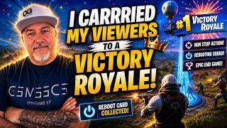 My Viewers Kept Dying… So Grandpa Took Over 😂👑 #Fortnite #ZeroBuild #VictoryRoyale