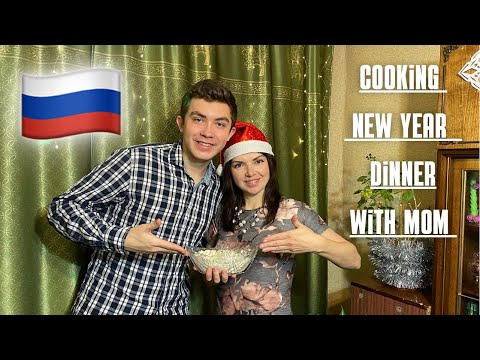 Cooking New Year Dinner with my Russian Mom