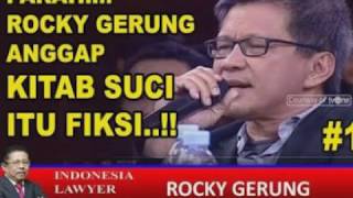 (FULL) Debat Rocky GERUNG Terciduk Ucapkan KITAB SUCI itu FIKSI untuk bukti pengadilan & POLISI