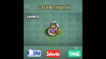 Elixir Collectors Builder Hall level 1 to max #coc #shorts