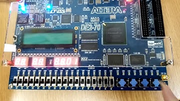 Two digit up-down counter on DE2-70 board