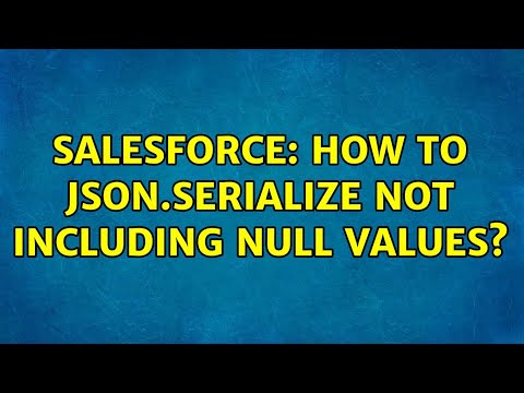 Salesforce: How to JSON.serialize not including null values?