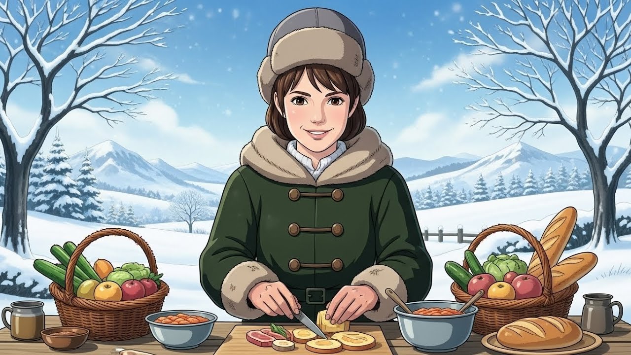 A Peaceful Family Life in a Snowy Village ❄️ Beyond Dreams Ghibli ASMR