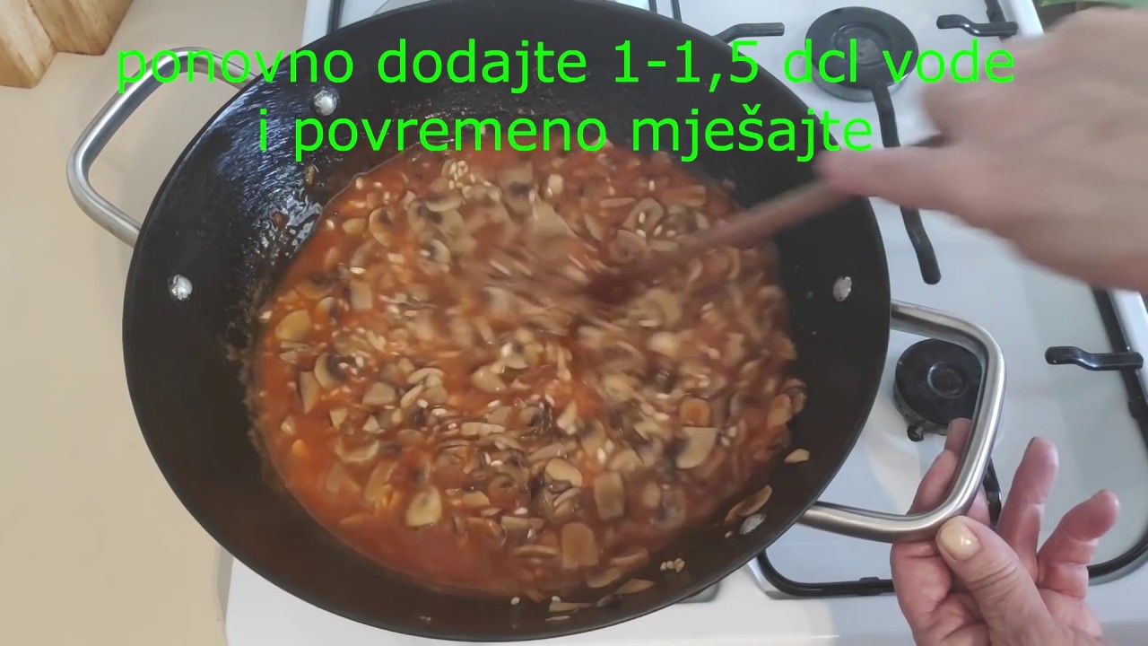 RIŽOTO SA GLJIVAMA  | OTAPA SE U USTIMA | RECEPT 👍👍👍👍
