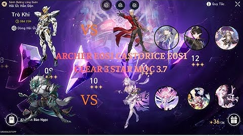 Archer E0S1 3 Cycles SAM, Castorice E0S1 0 Cycle Hoolay | Clear MOC 3.7 3 Star  NLE