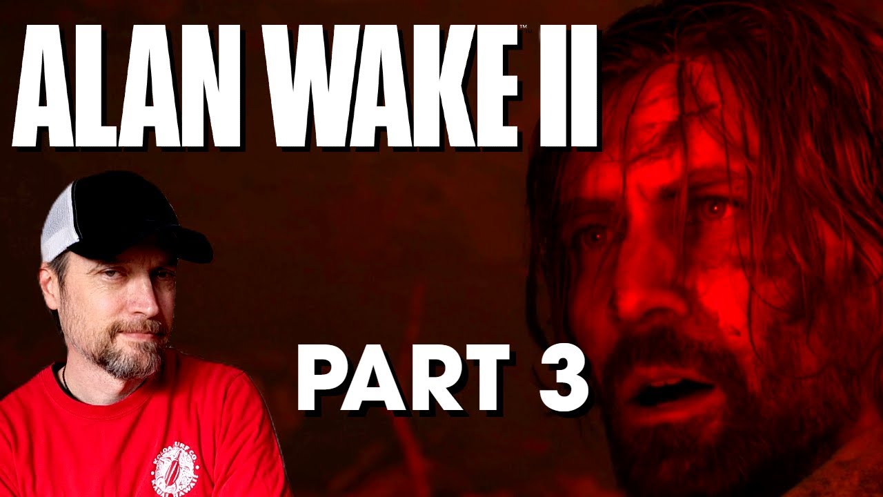Alan Wake 2 Part 3 – Ahti, The Angel Lamp & Escaping the TV Studio | Blind Playthrough