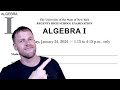Algebra 1 Regents January 2024 Questions 1 24 
