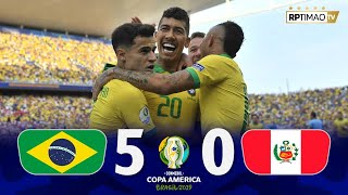 Brasil 5 x 0 Peru ● 2019 Copa América Extended Goals &amp; Highlights ᴴᴰ