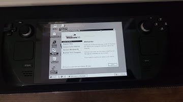 Installing Windows 98 on a Steam Deck for absolutely zero reason