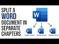 Easy Guide: MS Word File Split and Merge