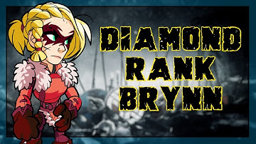 GETTING DIAMOND RANK BRYNN 1v1 ♦ 1952 to 2014 ELO ♦ Brawlhalla Gameplay